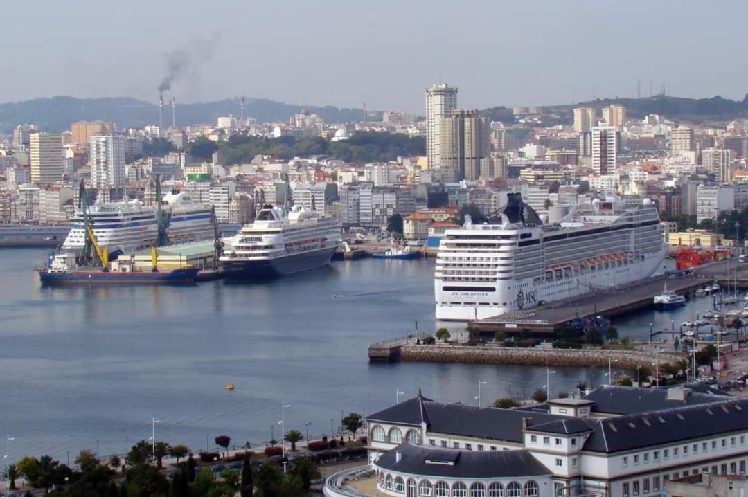 Apartamentos A Coruna Bagian luar foto